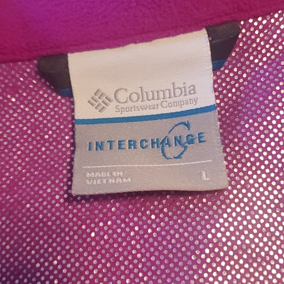 Columbia fuchsia omniheat zip up - Picture 3 of 5